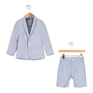 APPAMAN FINE TAILORING Boys' Pinstripe Two-Piece Set